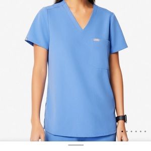 FIGS Catarina ceil blue scrub top size XL